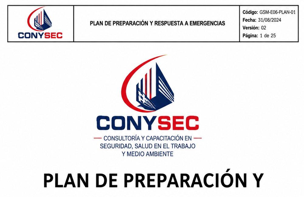 Plan de Preparación y Respuesta a Emergencias